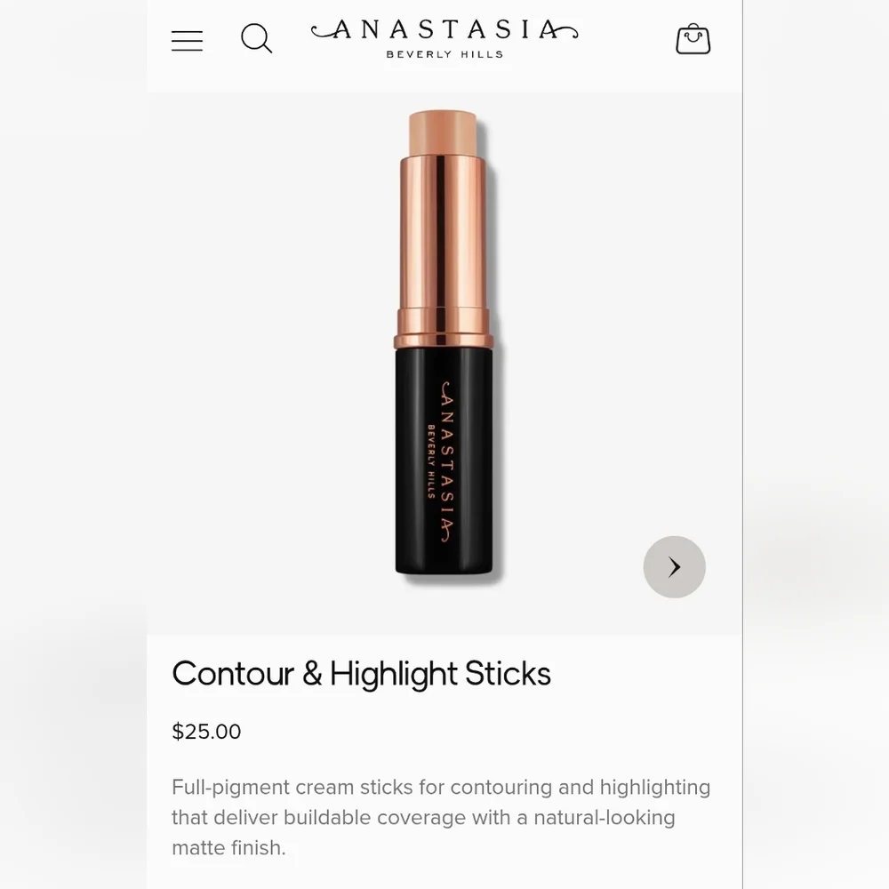 Anastasia Beverly Hills Contour & Highlught Stick SEALED NIB